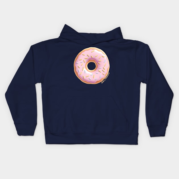 Hole-y Delicious Donut Kids Hoodie by Artilize